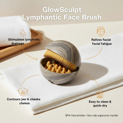 GlowSculpt Lymphatic Face Brush NibloNest