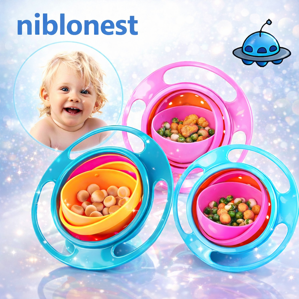 360-Degree Rotating Baby Bowl