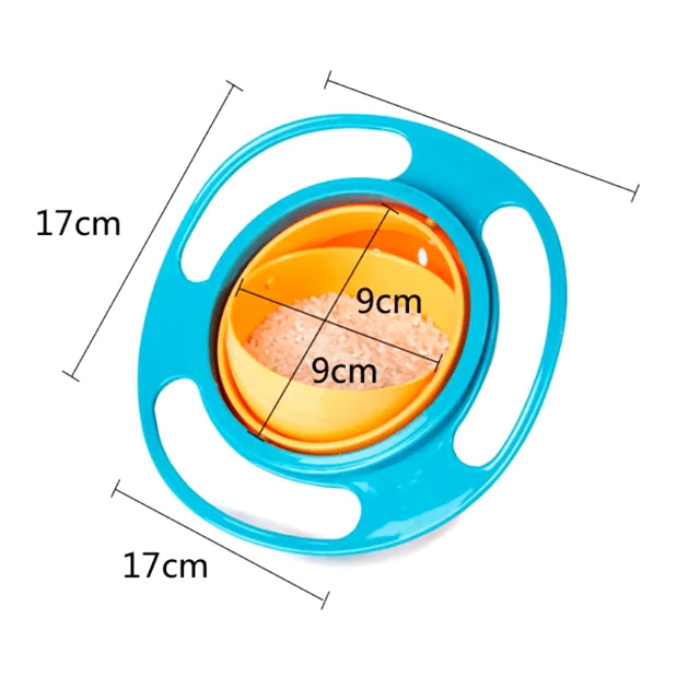 360-Degree Rotating Baby Bowl with Universal Gyro