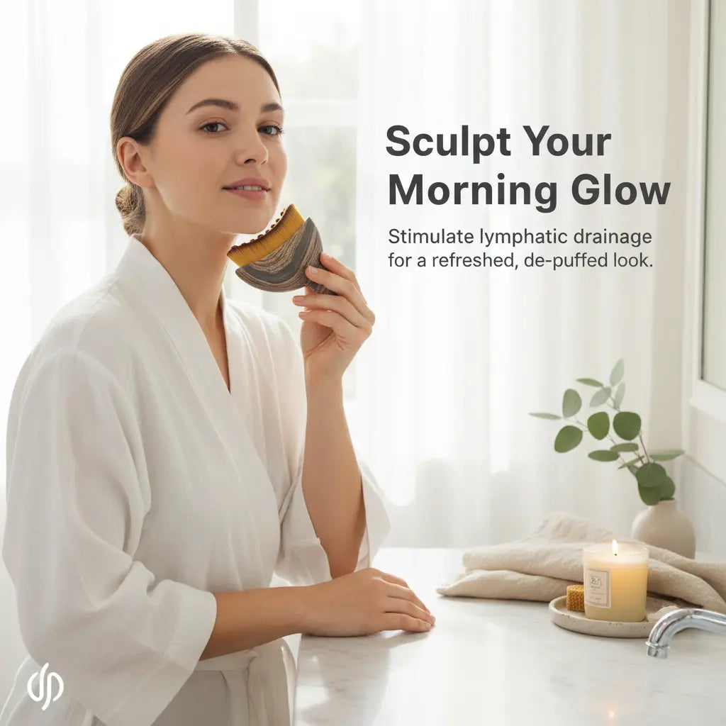 GlowSculpt Lymphatic Face Brush NibloNest