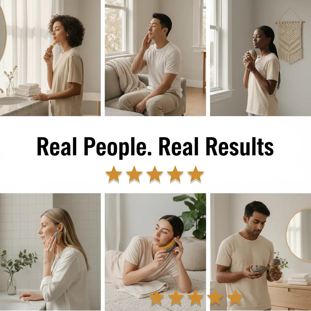 GlowSculpt Lymphatic Face Brush NibloNest